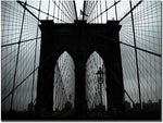 Trademark Global Tammy Davison "Brooklyn Bridge" Canvas Art, 35" x 47"