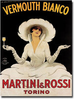 Trademark Global Marcello Dudovich "Vermouth Bianco Martini & Rossi" Canvas Art, 19" x 14"