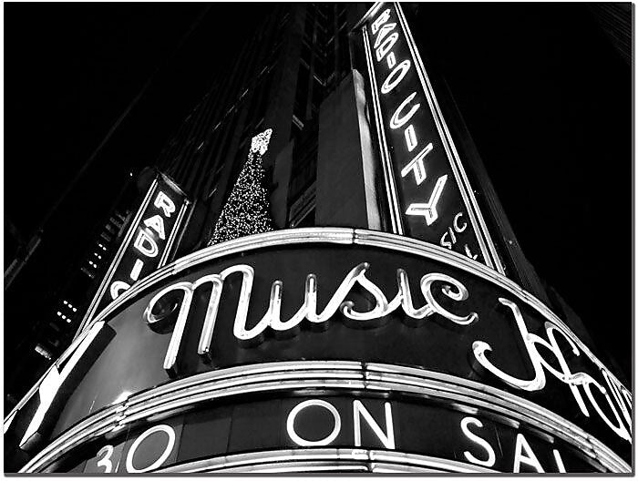 Trademark Global Yale Gurney "Radio City" Canvas Art, 14" x 19"