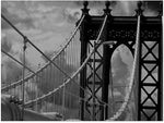 Trademark Global Yale Gurney "Manhattan Bridge" Canvas Art, 14" x 19"