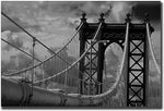 Trademark Global Yale Gurney "Manhattan Bridge" Canvas Art, 24" x 32"