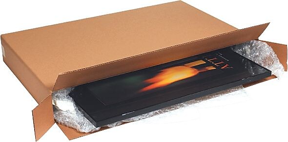 36" x 5" x 24" Side Loading Boxes, Brown, 20/Bundle (36524FOL)