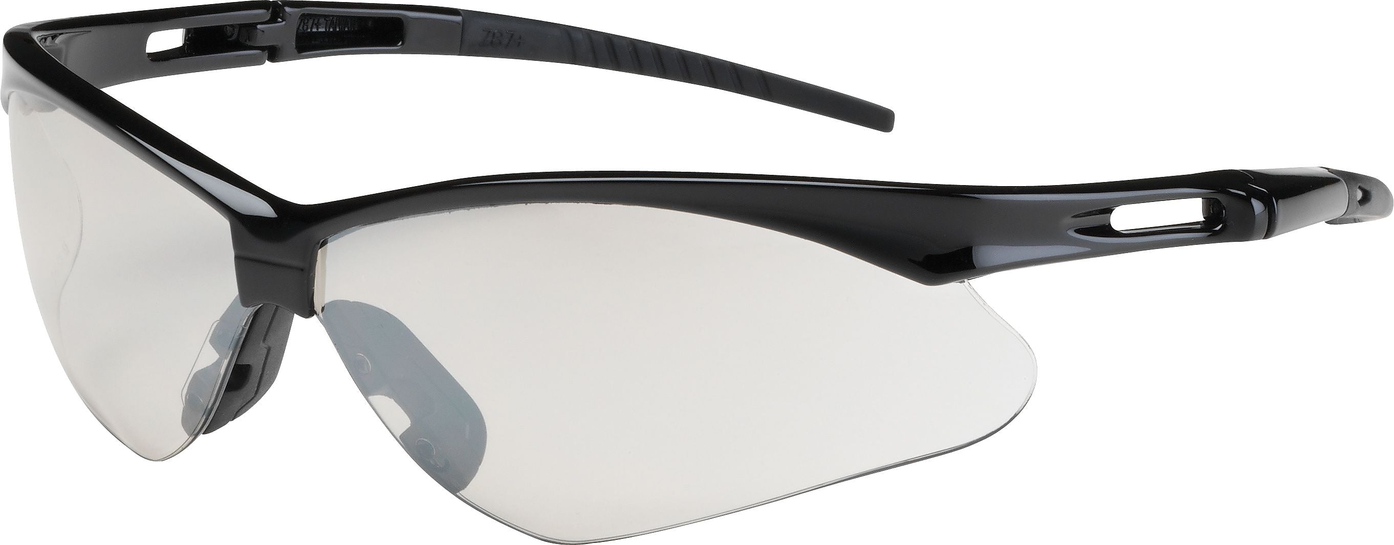 Bouton Optical Anser Safety Glasses, Black Frame, Indoor/Outdoor Lens, Anti-scratch Coating (250-AN-10114)