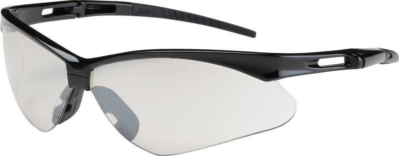 Bouton Optical Anser Safety Glasses, Black Frame, Indoor/Outdoor Lens, Anti-scratch Coating (250-AN-10114)