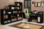 South Shore Axess 41"W Office Desk with Keyboard Tray and Drawer, Pure Black (7270076)