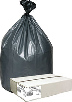 Berry Global Platinum Plus 60 Gallon Industrial Trash Bag, 39" x 56", Low Density, 1.55 mil, Gray, 50 Bags/Box (PLA6070)