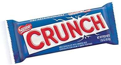 Nestle Crunch Milk Chocolate Candy Bar, 1.55 oz., 36/Box (209-00164)