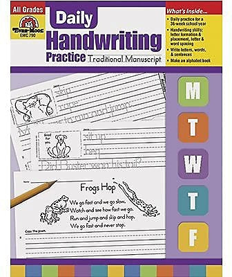 Evan-Moor® Daily Handwriting Practice, Traditional Manuscript