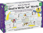 Assorted Publishers Key Education Write On/Wipe Off Cards, Read & Write 1st Words, 34 Cards/Set (KE846037)