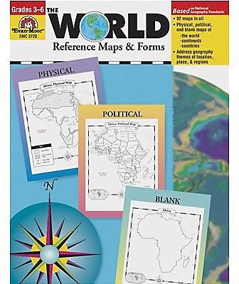 Evan-Moor® The World - Reference Maps & Forms