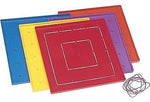 Learning Resources 5x5-Pin 7" Plastic Geoboard, 10/Set