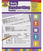 Evan-Moor Daily Handwriting Practice: Traditional Cursive, Grades K-6, Paperback (EMC791)