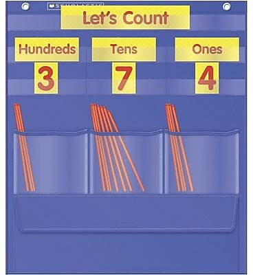 Teacher's Friend Pocket Charts, Counting Caddie and Place Value, Grades K-3