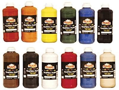 Prang Non-toxic Liquid Tempera Paint, 12/Set (DIX21696)