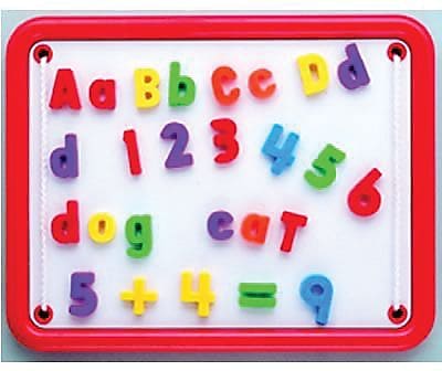 Educational Insights Magnetic Alphabet & Numbers, Multicolor, 99/Set (1780)
