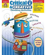 Evan-Moor Critical and Creative Thinking Activities, Grade 6+
