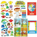 Assorted Publishers Dress for the Weather Bulletin Board Set, 57 pieces (CTP1640)