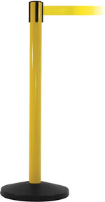 SafetyMaster 450 Yellow Retractable Belt Barrier with 8.5' Yellow Belt (SM450Y-YW)