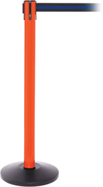 SafetyPro 250 Orange Retractable Belt Barrier with 11' Black/Blue Belt