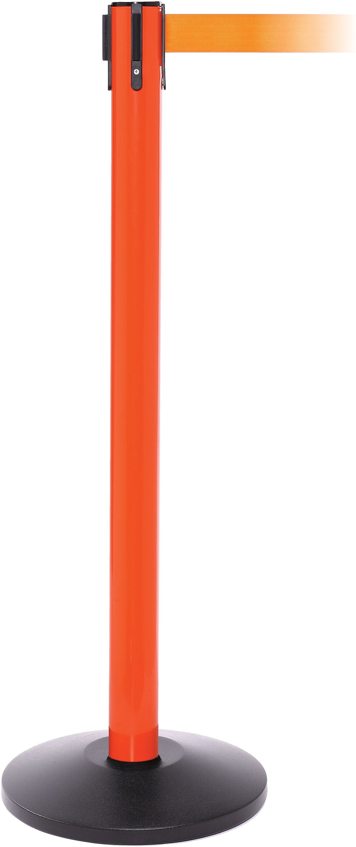 SafetyPro 250 Orange Retractable Belt Barrier with 11' Orange Belt