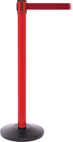 SafetyPro 250 Red Retractable Belt Barrier with 11' Red Belt