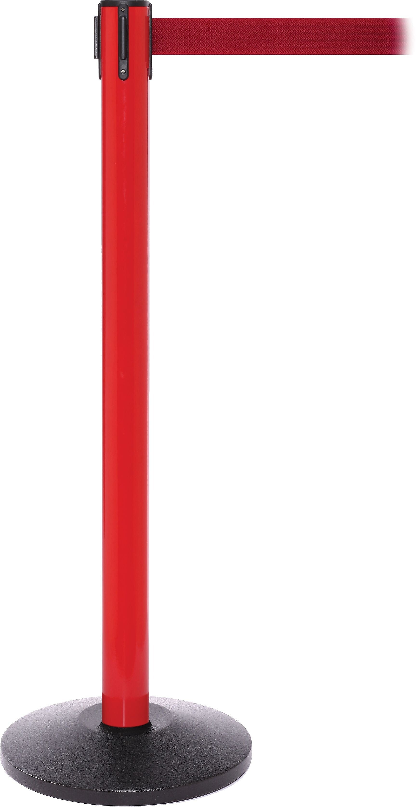 SafetyPro 250 Red Retractable Belt Barrier with 11' Red Belt