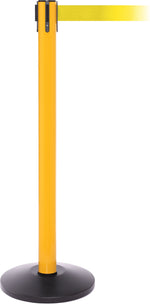 SafetyPro 250 Yellow Retractable Belt Barrier with 11' Yellow Belt