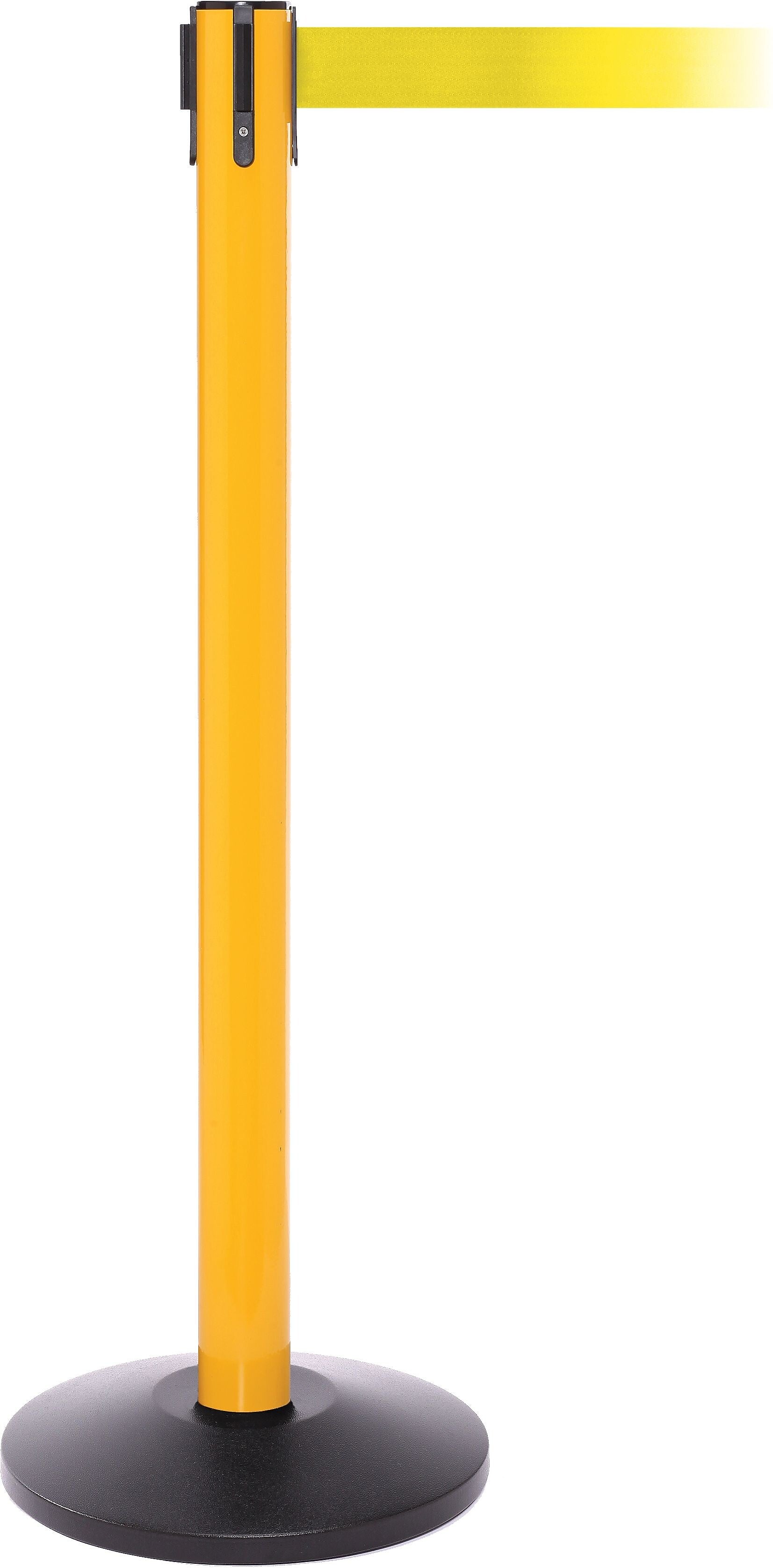 SafetyPro 250 Yellow Retractable Belt Barrier with 11' Yellow Belt