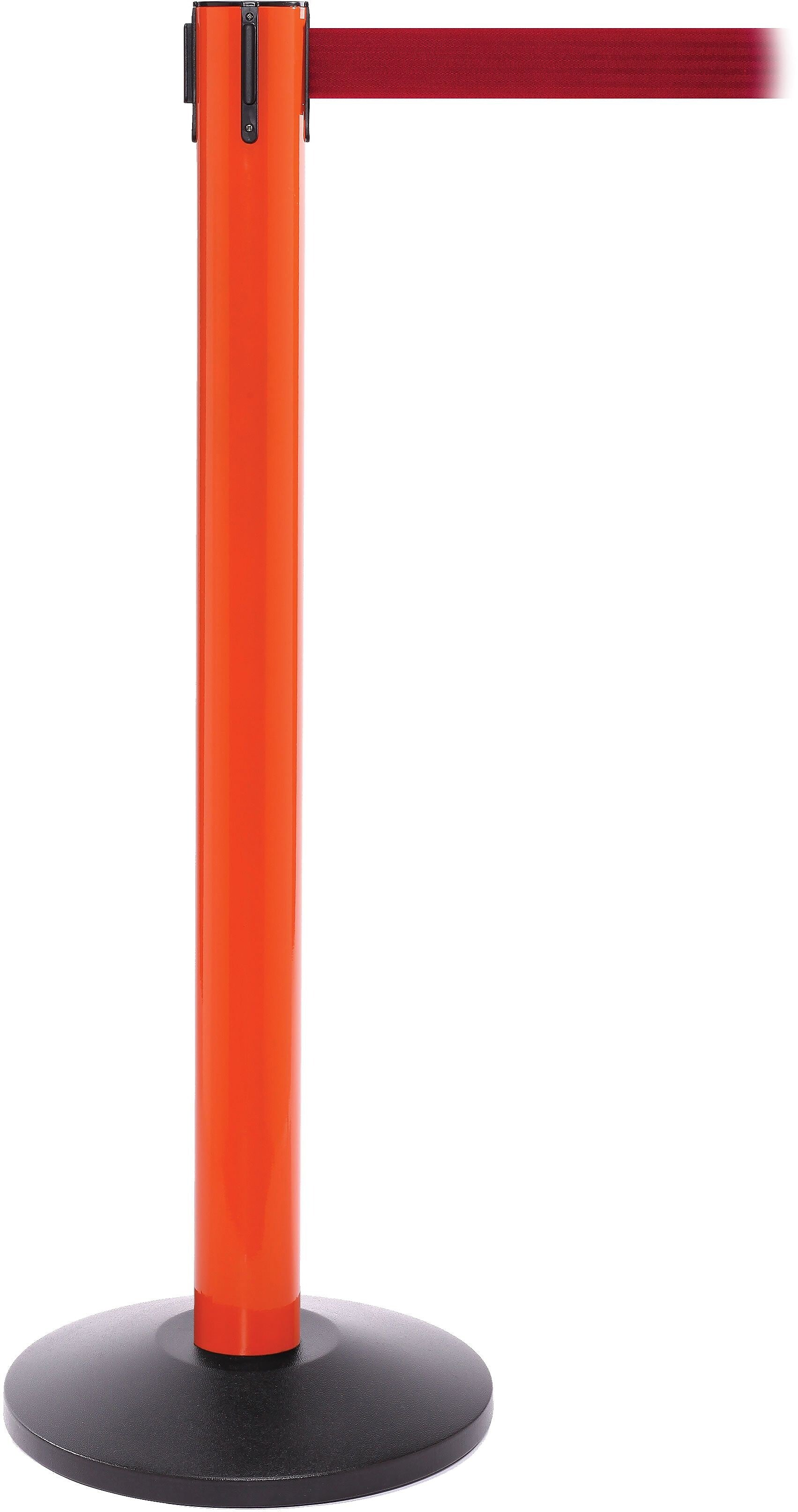 SafetyPro 300 Orange Retractable Belt Barrier with 16' Red Belt