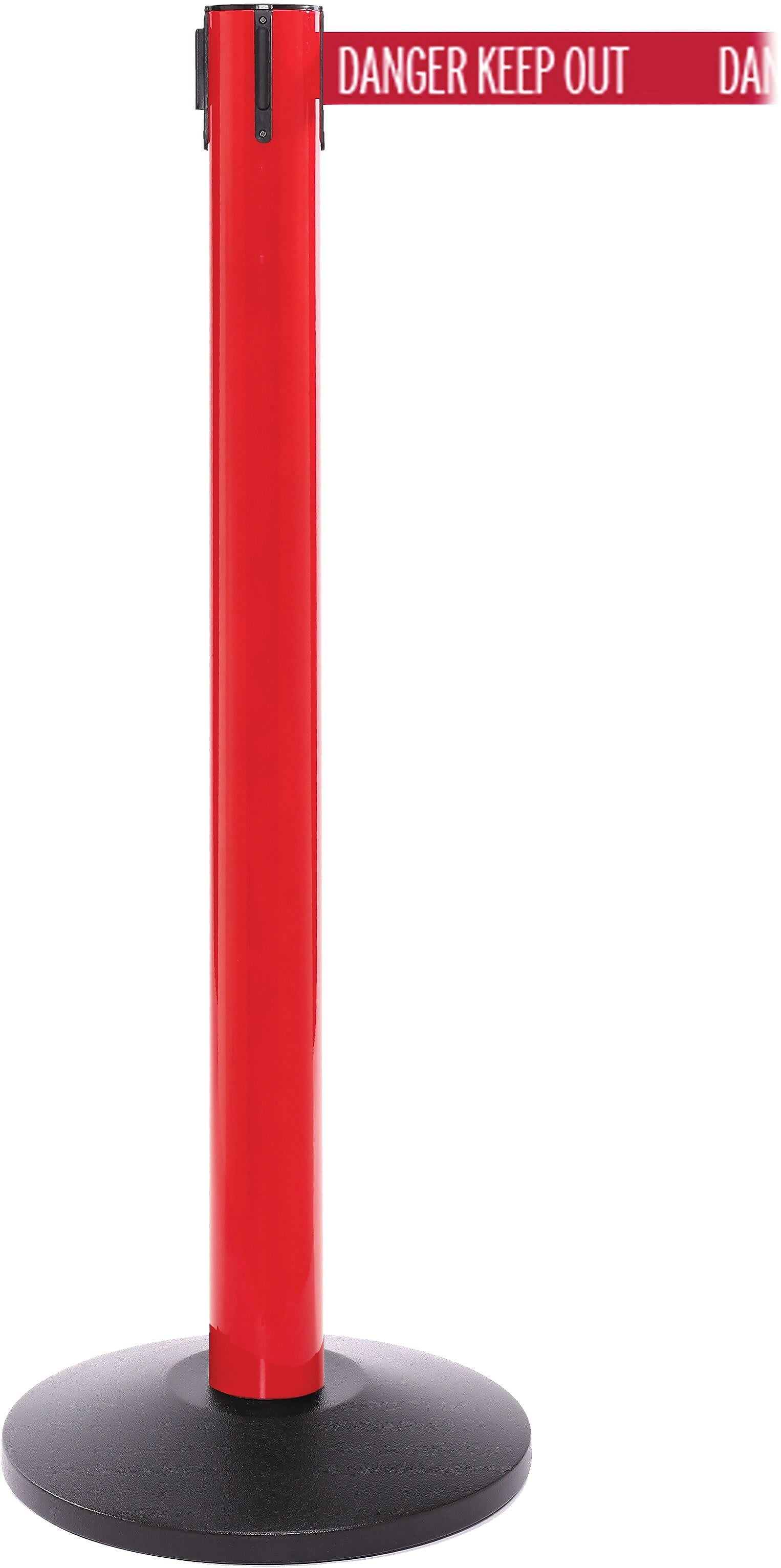 SafetyPro 300 Red Retractable Belt Barrier with 16' Red/White DANGER Belt