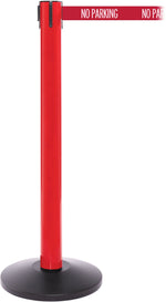 SafetyPro 300 Red Retractable Belt Barrier with 16' Red/White NO PARKING Belt