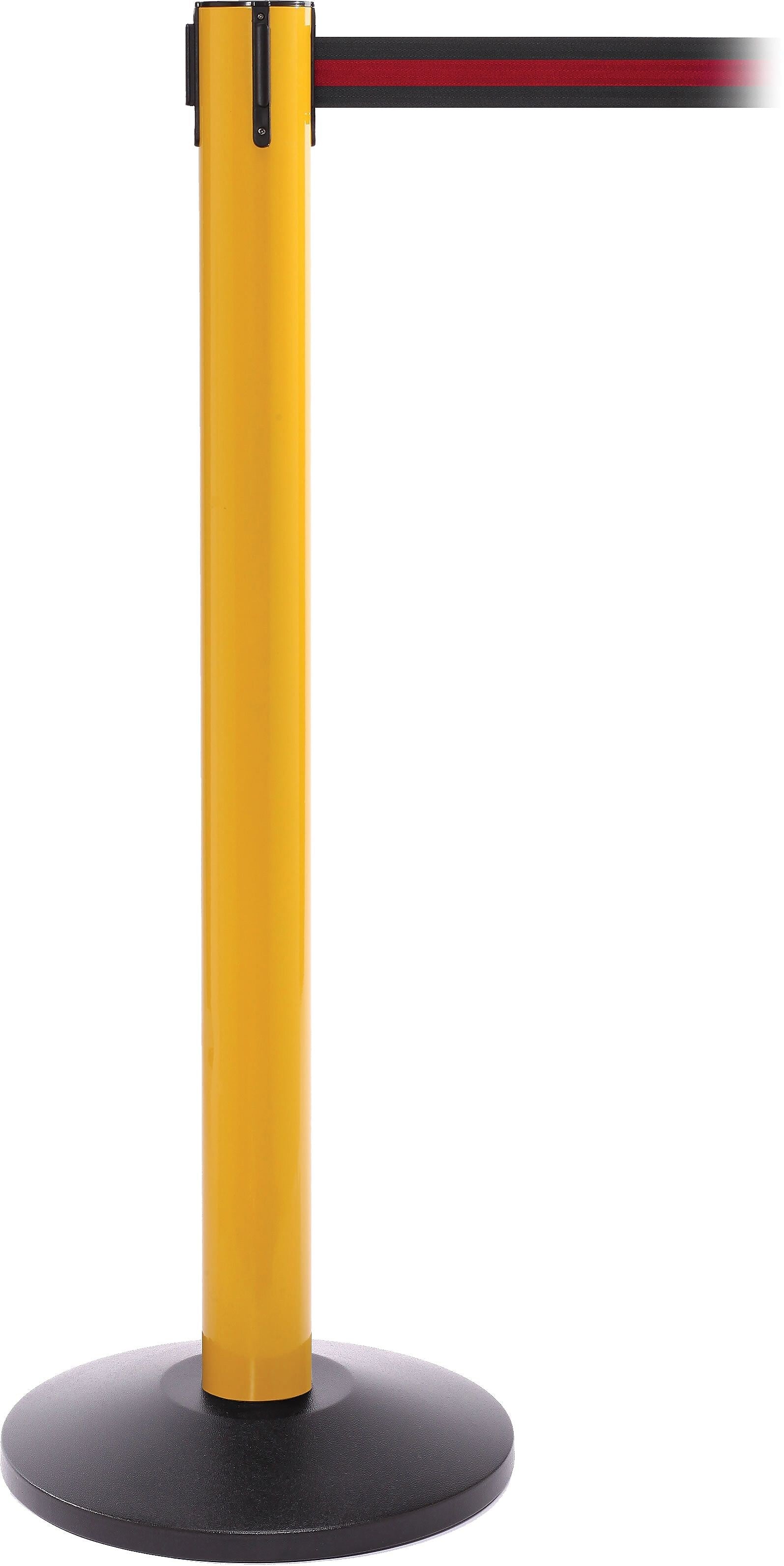 SafetyPro 300 Yellow Retractable Belt Barrier with 16' Black/Red Belt