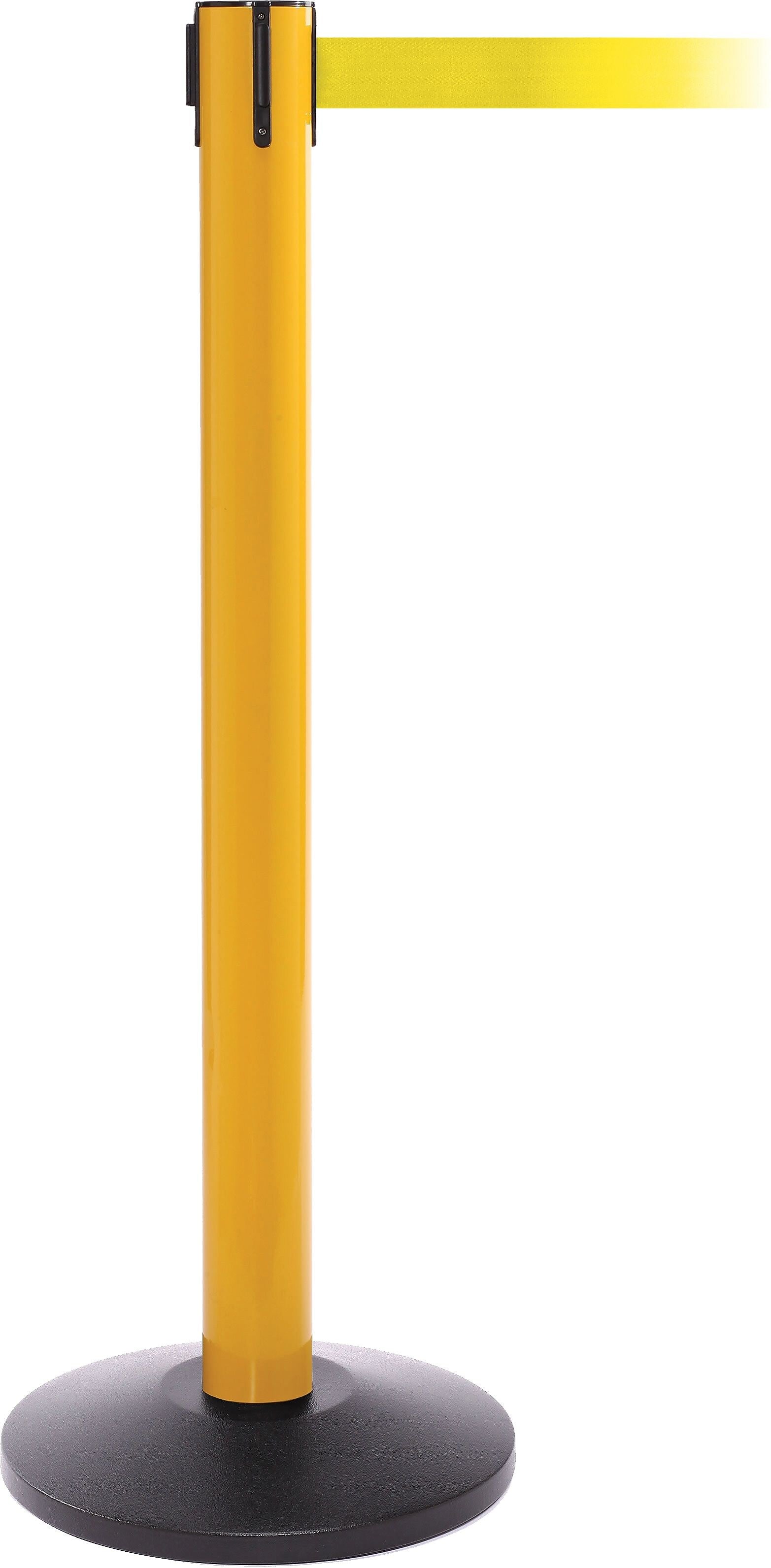 SafetyPro 300 Yellow Retractable Belt Barrier with 16' Yellow Belt