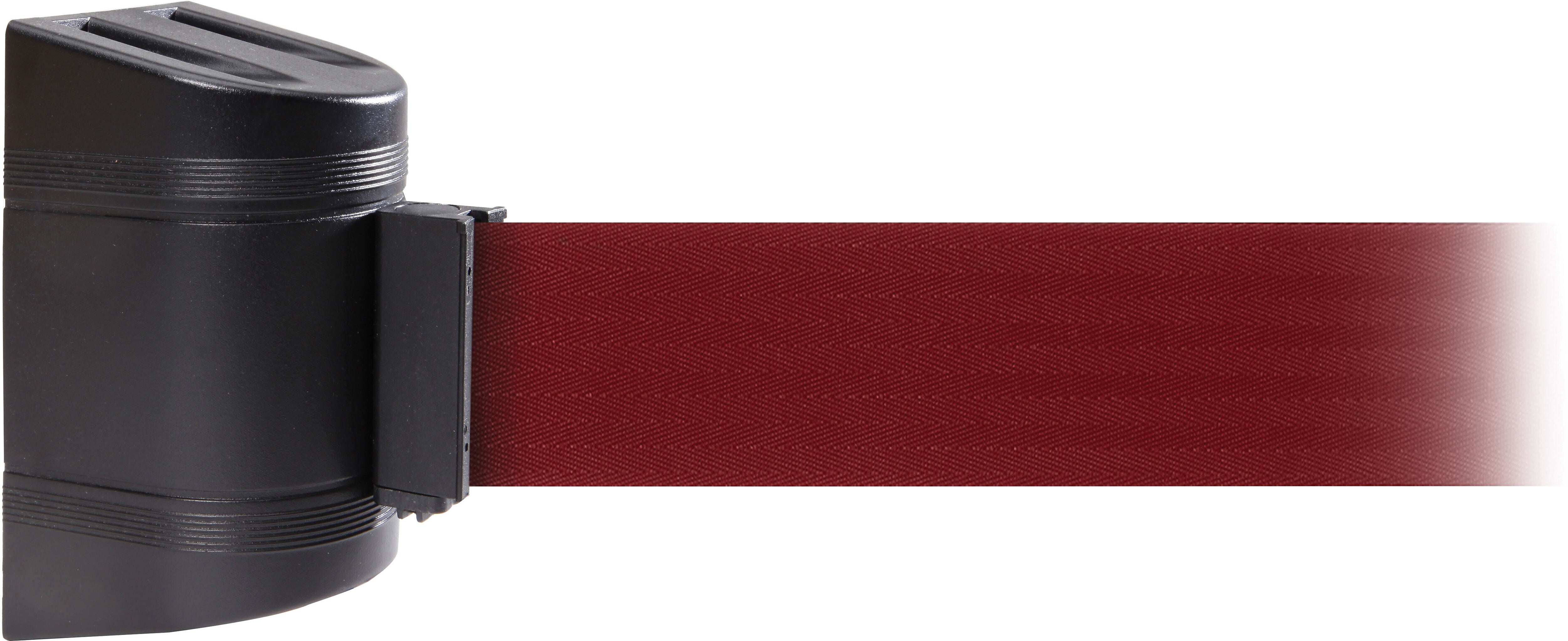 WallPro 300 Black Wall Mount Belt Barrier with 13' Maroon Belt