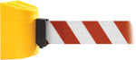 WallPro 450 Yellow Wall Mount Belt Barrier with 30' Red/White Belt