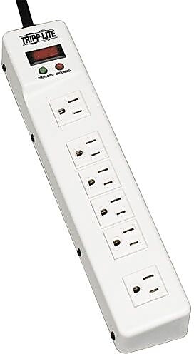 Tripp Lite 6 Outlet Surge Suppressor, 6' Cord, 1340 Joules (TLM626)