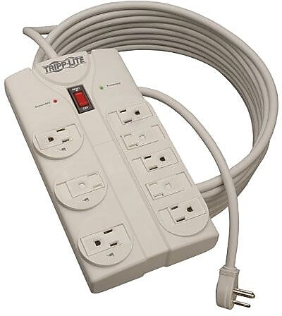Tripp Lite Protect It! 8 Outlets Home/Office Surge Protector, 25' Cord (TLP825)