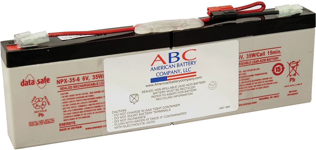 ABC Replacement UPS Battery, Black (RBC18)