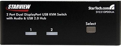 StarTech SV231DPDDUA USB DisplayPort KVM Switch, 2 Ports