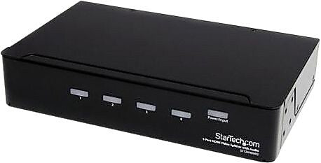 StarTech ST124 High Speed HDMI Video Splitter with Audio, 4 Ports