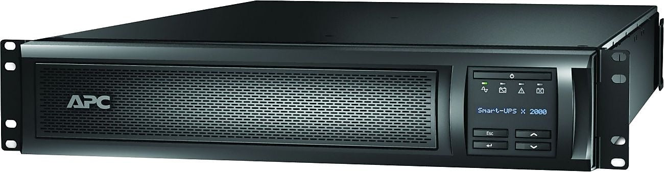 APC Smart-UPS X 2000 Rack/Tower LCD 1920VA UPS, 7-Outlets, Black (SMX2000RMLV2U)