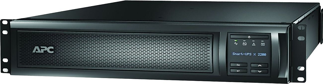 APC Smart-UPS X 2200VA Rack/Tower LCD 2200VA UPS, 8-Outlets, Black (SMX2200RMLV2U)