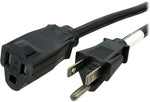 StarTech 20' Extension Cord, 16 AWG, Black (LJ6817)