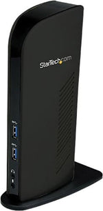 StarTech Universal Laptop Docking Station With Audio Ethernet, Black