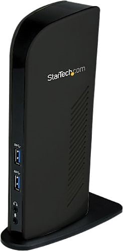StarTech Universal Laptop Docking Station With Audio Ethernet, Black