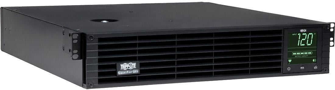 Tripp Lite SmartPro 1500VA Battery Backup UPS, 8-Outlets, Black (SMART1500RMXLN)