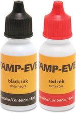 U.S. Stamp & Sign Traditional Felt Stamp Pads, 2 3/8" x 4", Red/Black