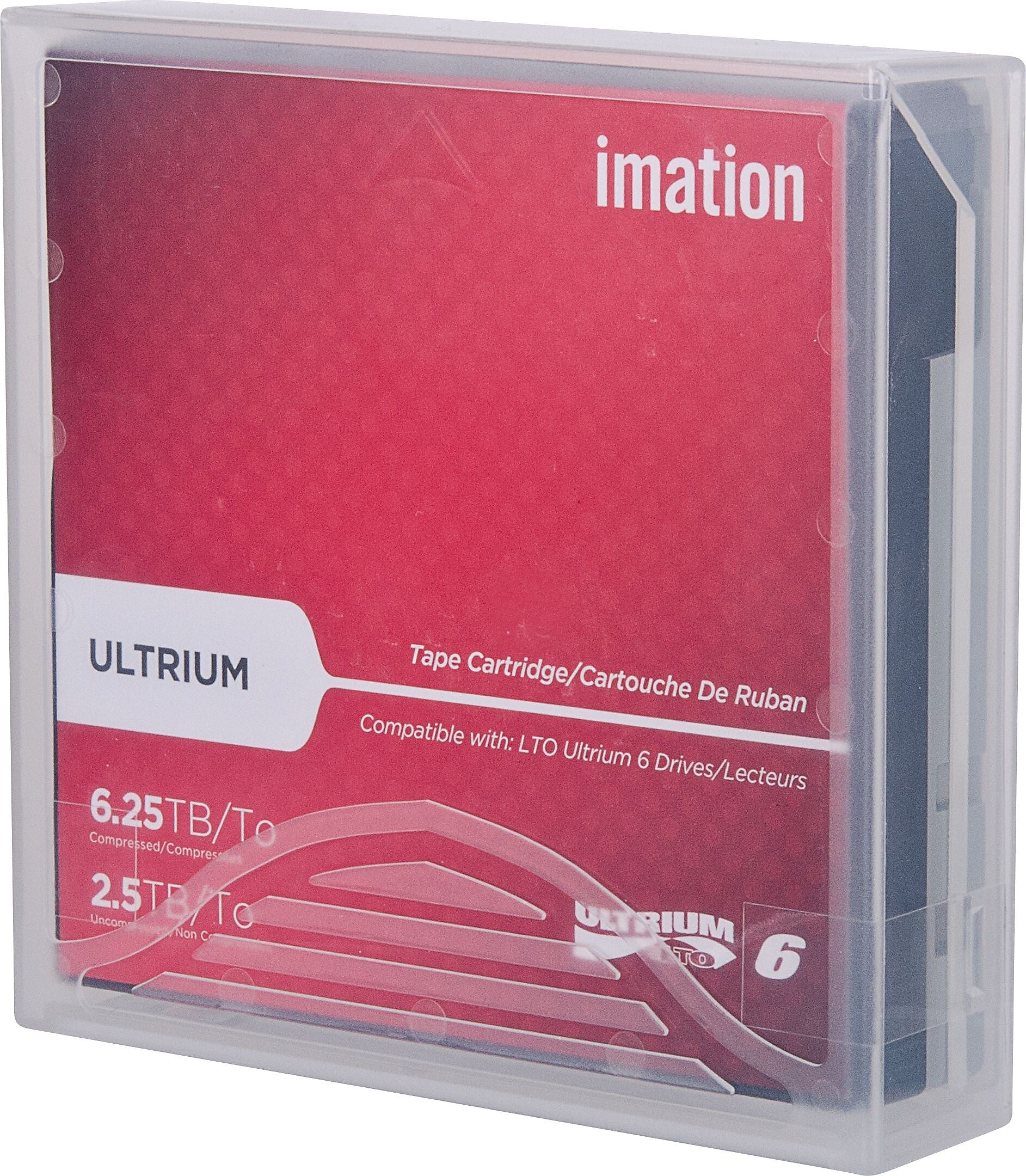 Imation LTO Ultrium 6 66000116815 2.5 TB Data Cartridge, Red