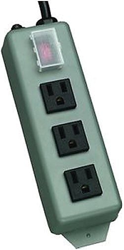 Tripp Lite 3SP 3 Outlet Power Strip, Black (3SP)