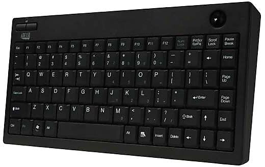 Adesso Wireless Mini Trackball Keyboard (WKB-3100UB)